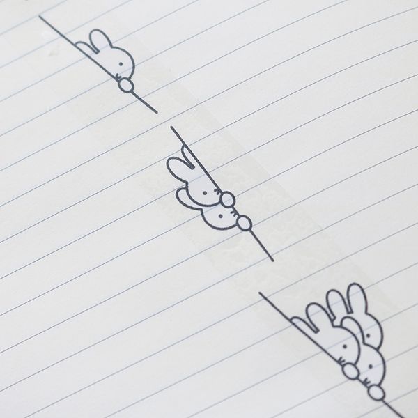 ミッフィー クリアマスキングテープ（play） 20mm×4m巻き 透明 文房具