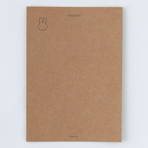 ミッフィー ポストカード（balloon） クラフト紙 メッセージカード 葉書 インテリア