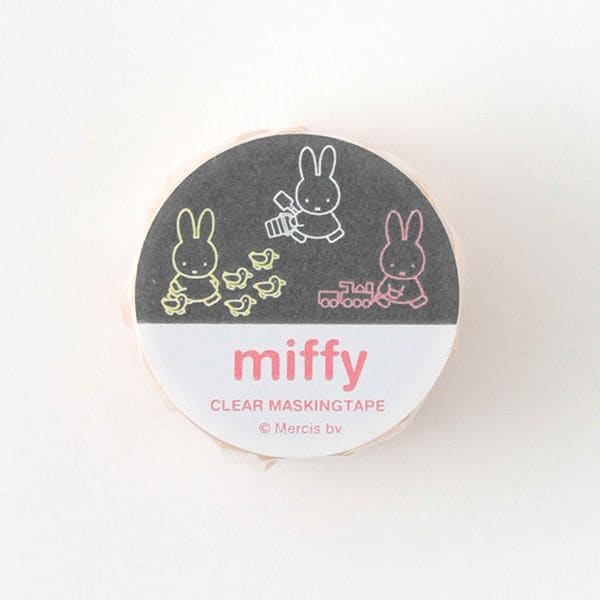 ミッフィー miffy クリアマスキングテープ（walk） GREEN FLASH