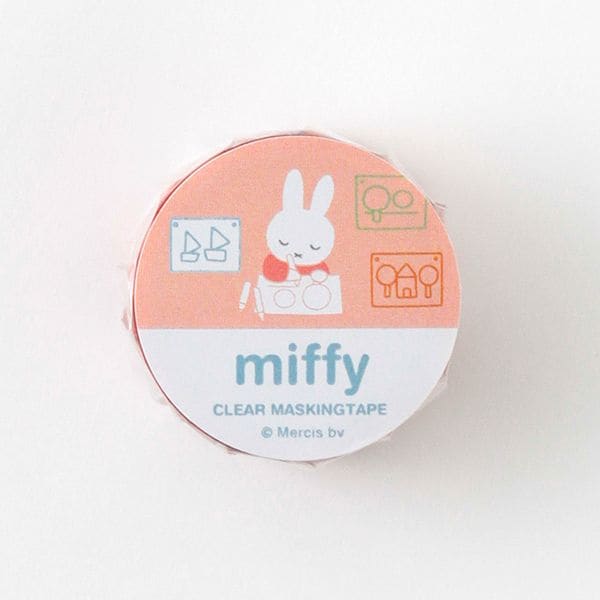 ミッフィー miffy クリアマスキングテープ（draw） GREEN FLASH