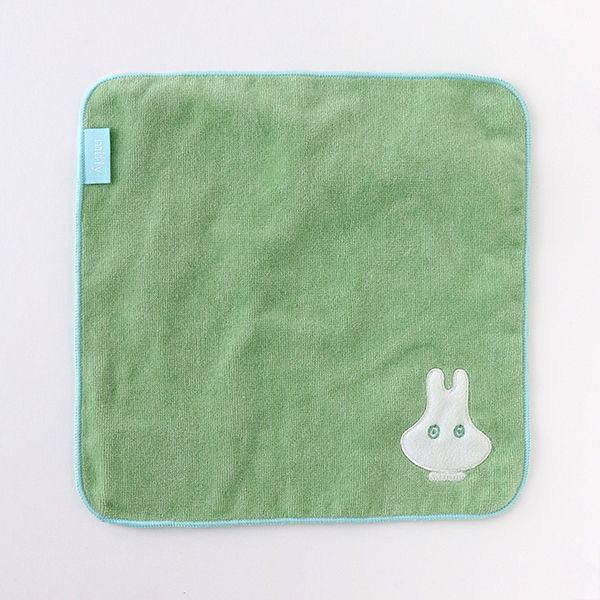 ミッフィー miffy タオルハンカチ(green) GREEN FLASH