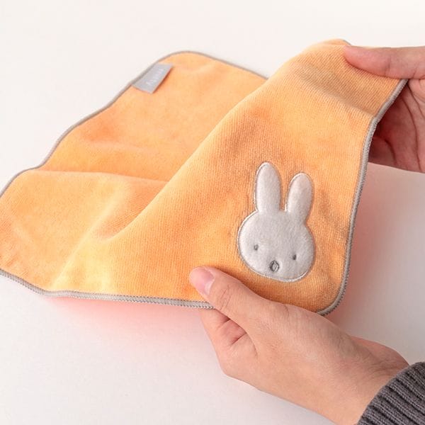 ミッフィー miffy タオルハンカチ(orange) GREEN FLASH