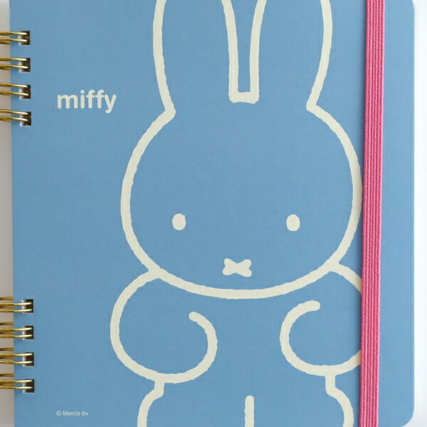 ミッフィー miffy リングノート・スクエア 文房具 メモ帳 ブルー 日本製