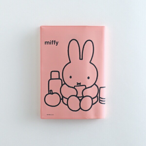 ミッフィー miffy PVC ブックカバー 本カバー ピンク 文庫本サイズ 日本製