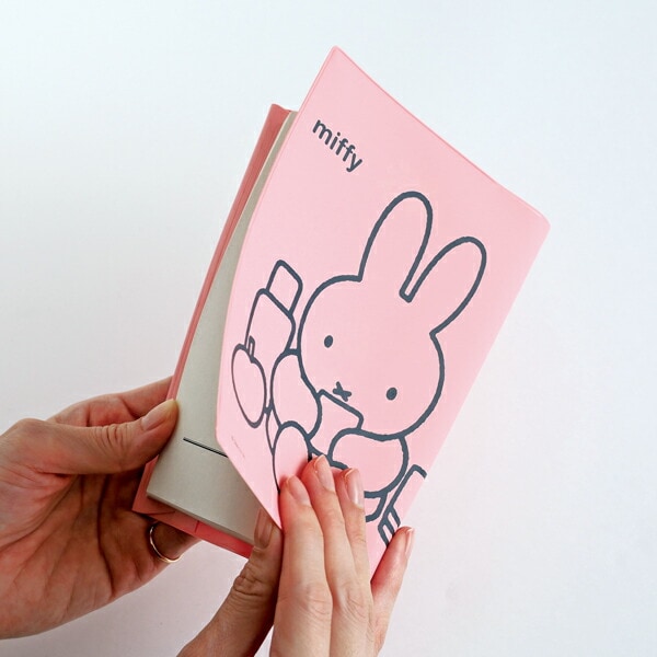 ミッフィー miffy PVC ブックカバー 本カバー パープル 文庫本サイズ 日本製