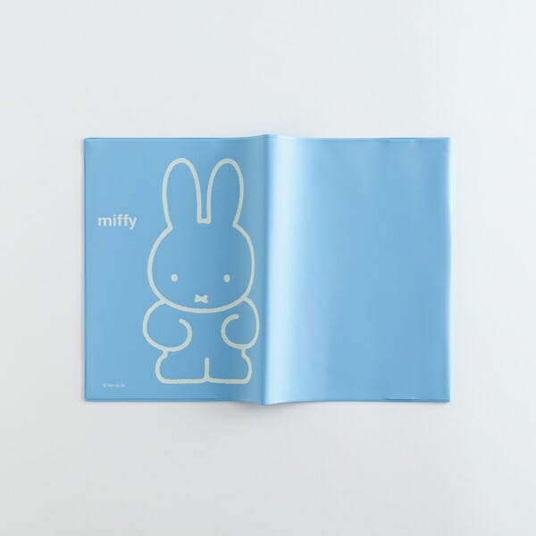 ミッフィー miffy PVC ブックカバー 本カバー ブルー 文庫本サイズ 日本製