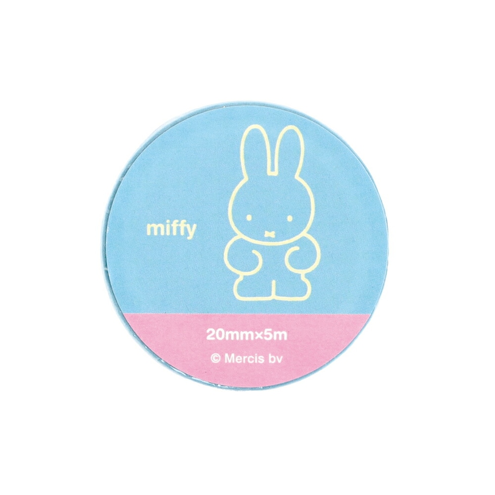 ミッフィー miffy 金箔マスキングテープ（clothes） 文具