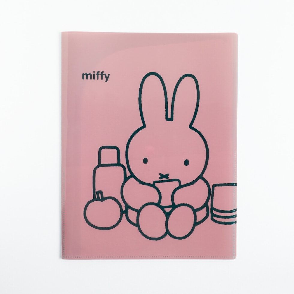 ミッフィー miffy A4クリアブックファイル（pink） 文具