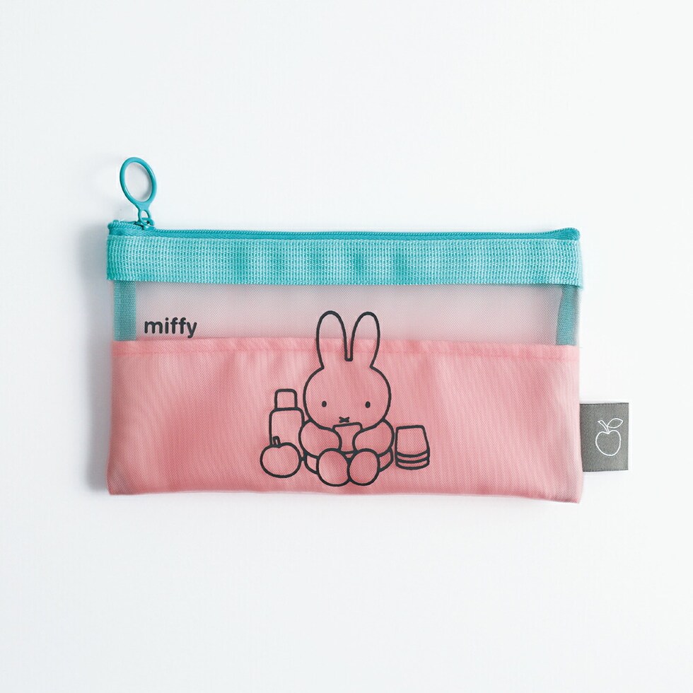 ミッフィー miffy メッシュペンポーチ（pink） 筆箱 文具