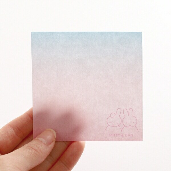 ミッフィー ツインメモパッド（miffy&dan） 文具 日本製 ブルー/ピンク