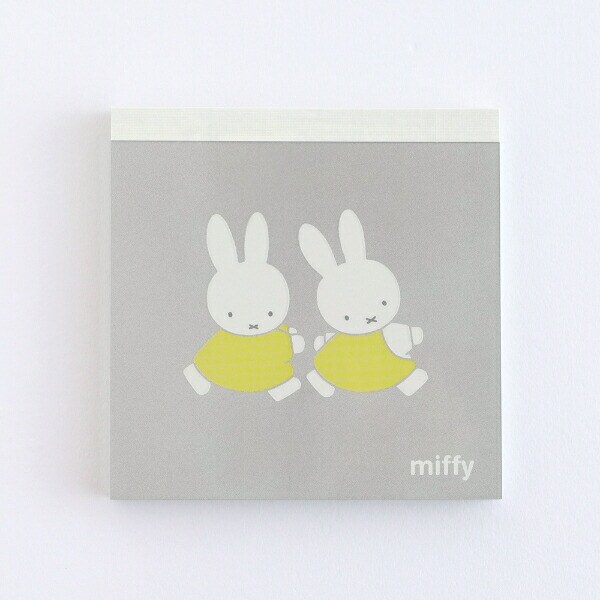 ミッフィー miffy メモパッド・スクエア(friend) 文具 日本製