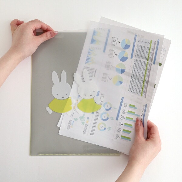 ミッフィー miffy A4ポケットクリアファイル(friend) 文具 日本製