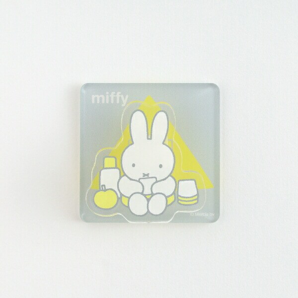 ミッフィー miffy メモクリップスタンド(gray) 文具 日本製