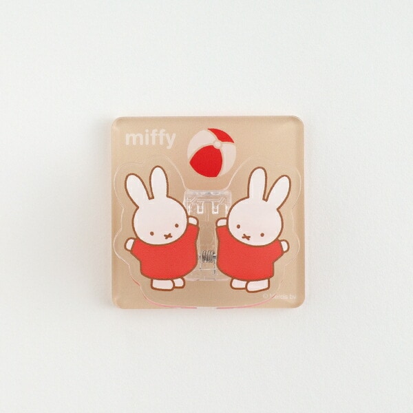 ミッフィー miffy メモクリップスタンド(beige) 文具 日本製