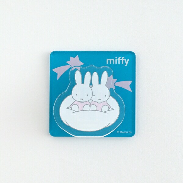 ミッフィー miffy メモクリップスタンド(blue) 文具 日本製
