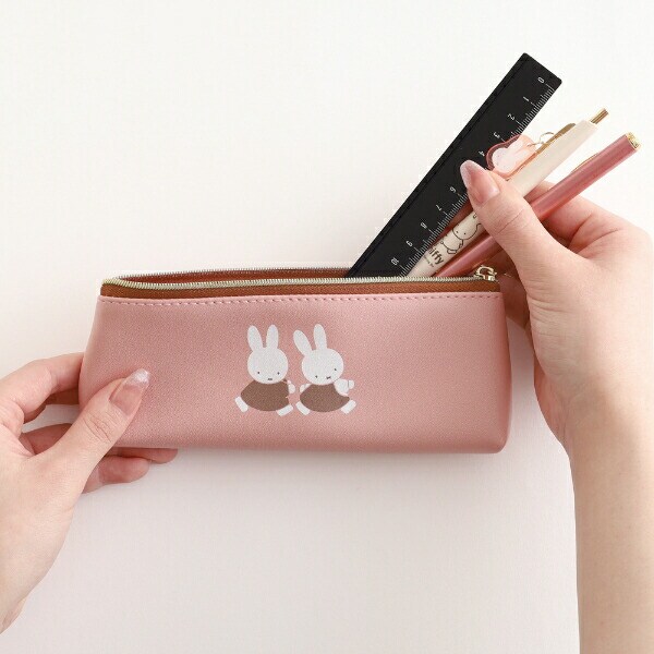 ミッフィー miffy ペンポーチ(pink) 筆箱 文具