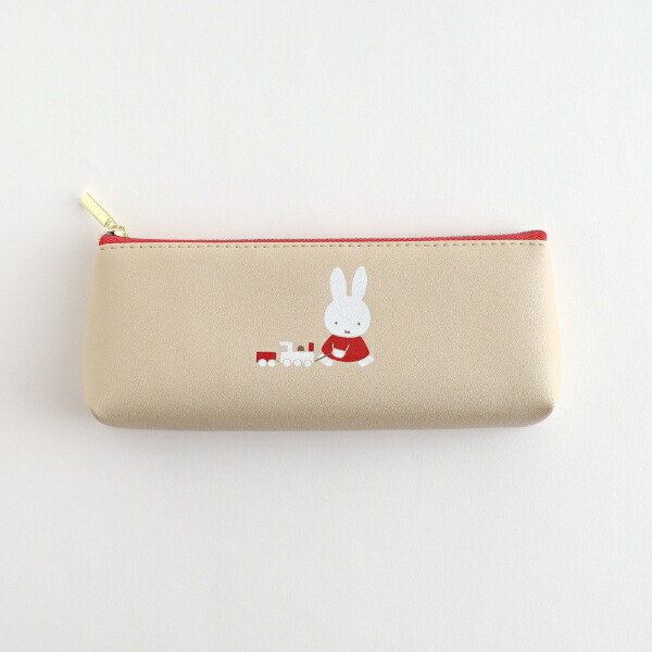ミッフィー miffy ペンポーチ(beige) 筆箱 文具