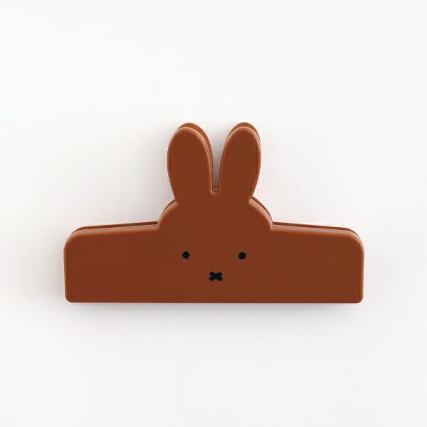 ミッフィー miffy フェイスクリップ(brown) 文具