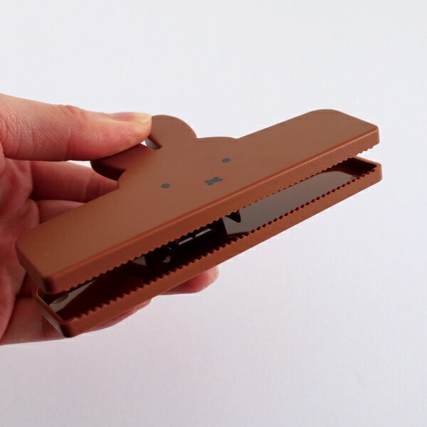 ミッフィー miffy フェイスクリップ(brown) 文具