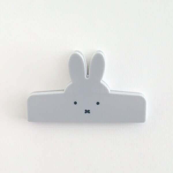 ミッフィー miffy フェイスクリップ(gray) 文具