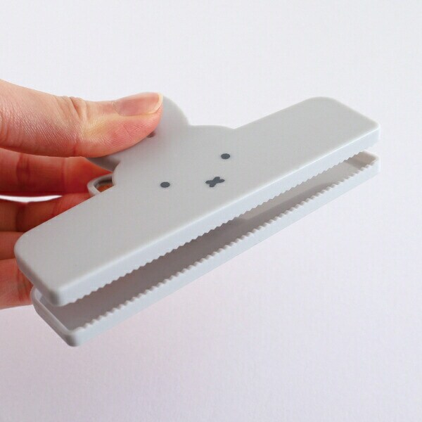 ミッフィー miffy フェイスクリップ(gray) 文具