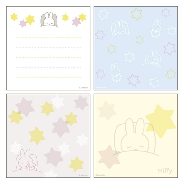 ミッフィー miffy メモパッド・スクエア (good night) 文具 日本製