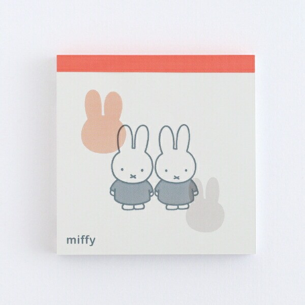 ミッフィー miffy メモパッド・スクエア (friend) 文具 日本製