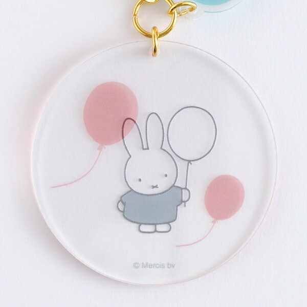 ミッフィー miffy ツインキーホルダー (balloon) 日本製