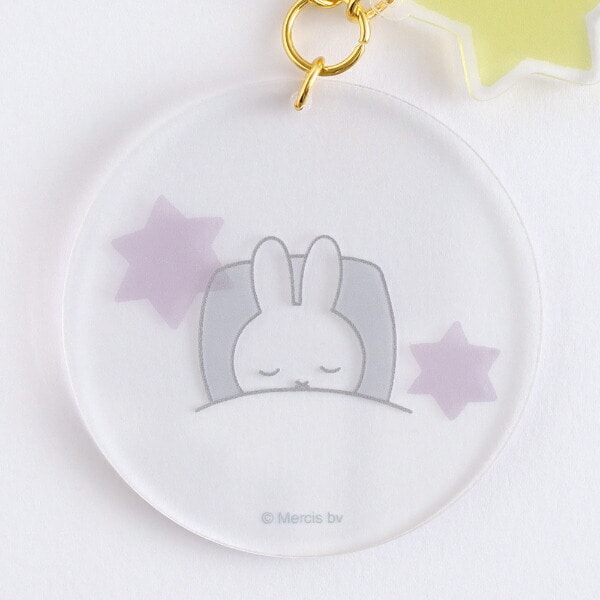 ミッフィー miffy ツインキーホルダー (good night) 日本製