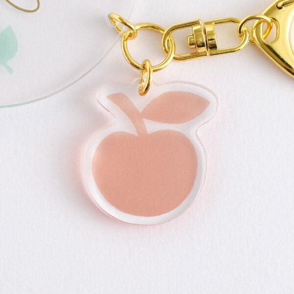 ミッフィー miffy ツインキーホルダー (fruits) 日本製