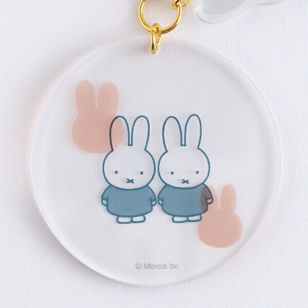 ミッフィー miffy ツインキーホルダー (friend) 日本製