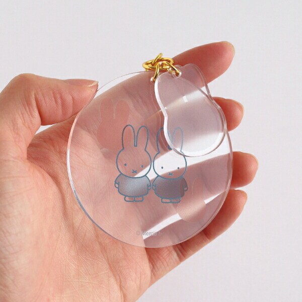 ミッフィー miffy ツインキーホルダー (friend) 日本製