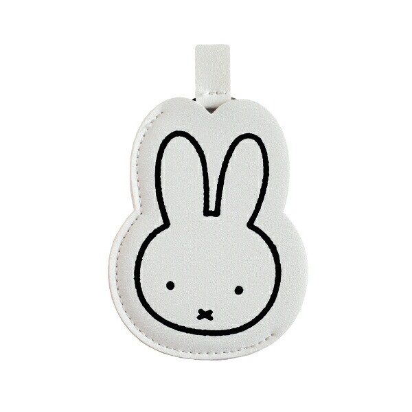ミッフィー miffy ケース付き薄型ミラー ホワイト