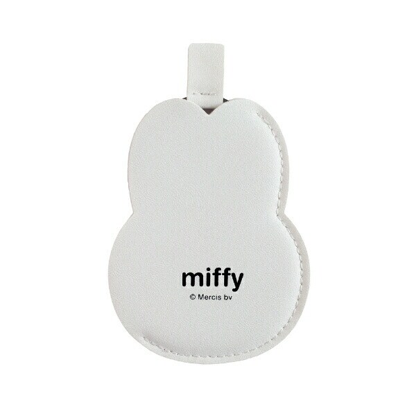 ミッフィー miffy ケース付き薄型ミラー ホワイト