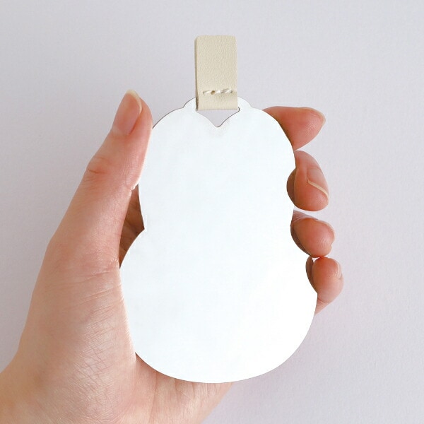 ミッフィー miffy ケース付き薄型ミラー ベージュ