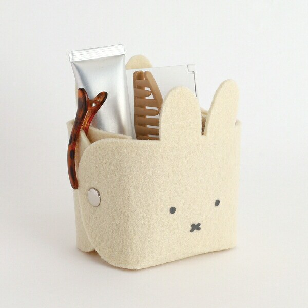 ミッフィー miffy フェルトペンスタンド ベージュ 文具