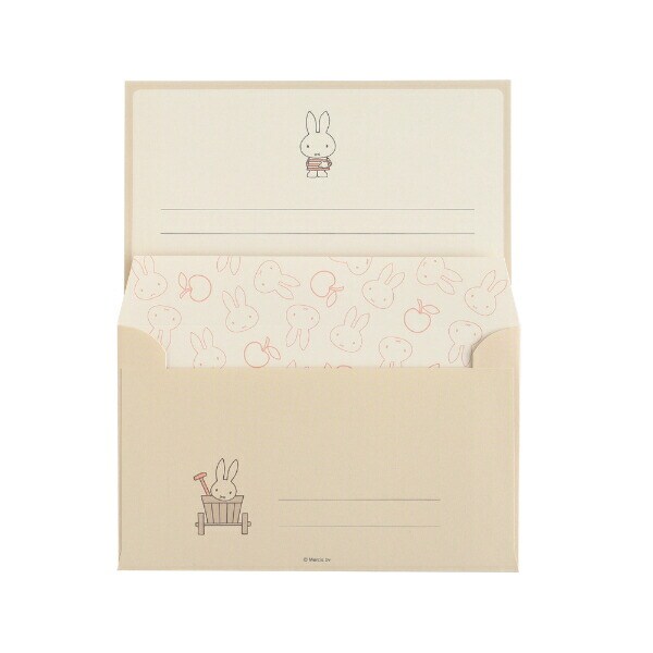 ミッフィー miffy レターセット ベージュ 文具 日本製