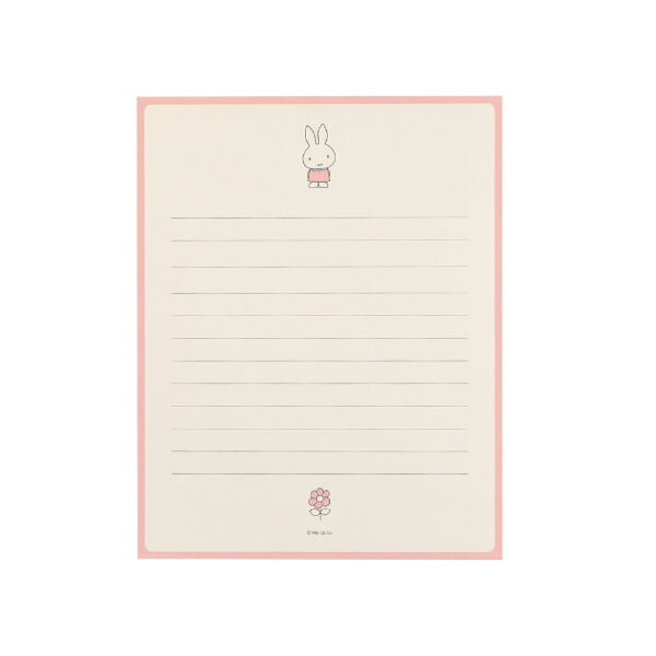 ミッフィー miffy レターセット ピンク 文具 日本製