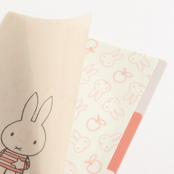 ミッフィー miffy A5ポケットファイル ベージュ 文具 日本製