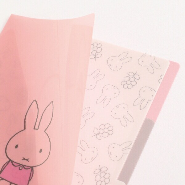 ミッフィー miffy A5ポケットファイル ピンク 文具 日本製