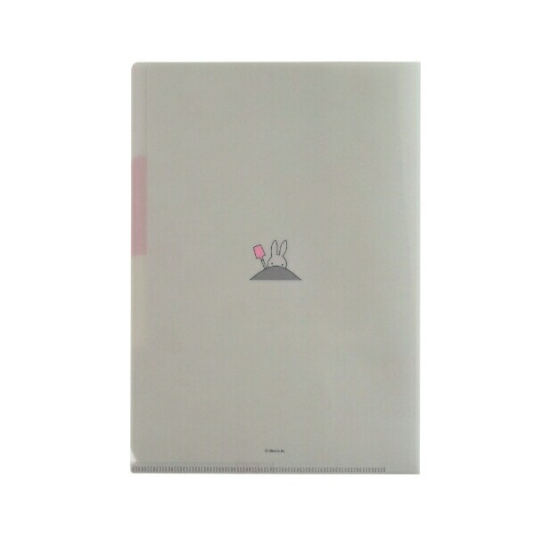 ミッフィー miffy A5ポケットファイル グレー 文具 日本製