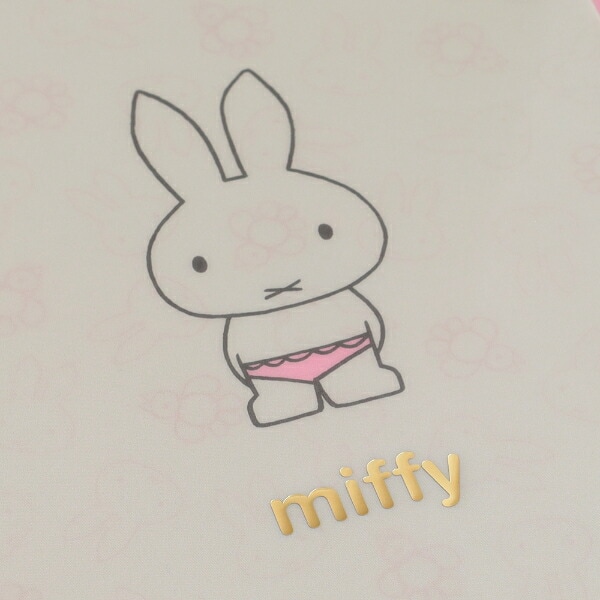 ミッフィー miffy A5ポケットファイル グレー 文具 日本製