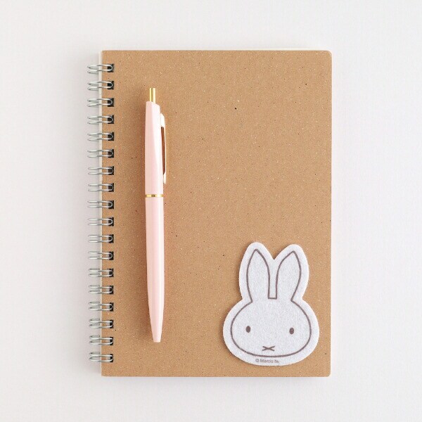 ミッフィー miffy フェルトステッカー ホワイト 文具