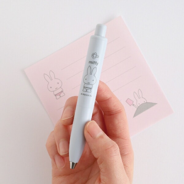 ミッフィー miffy ユニボールワンP ブルー ボールペン 文具 日本製
