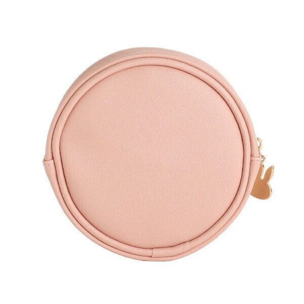 ミッフィー miffy 丸型ポーチ コーラル