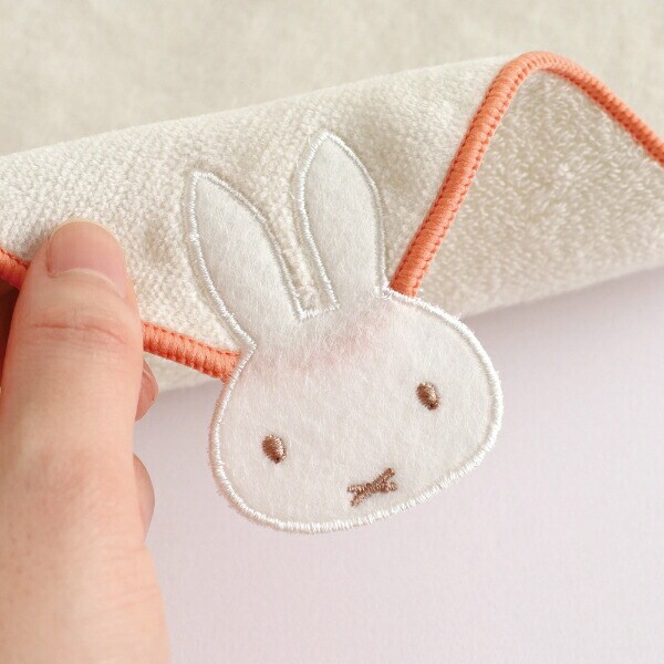 ミッフィー miffy タオルハンカチ ベージュ