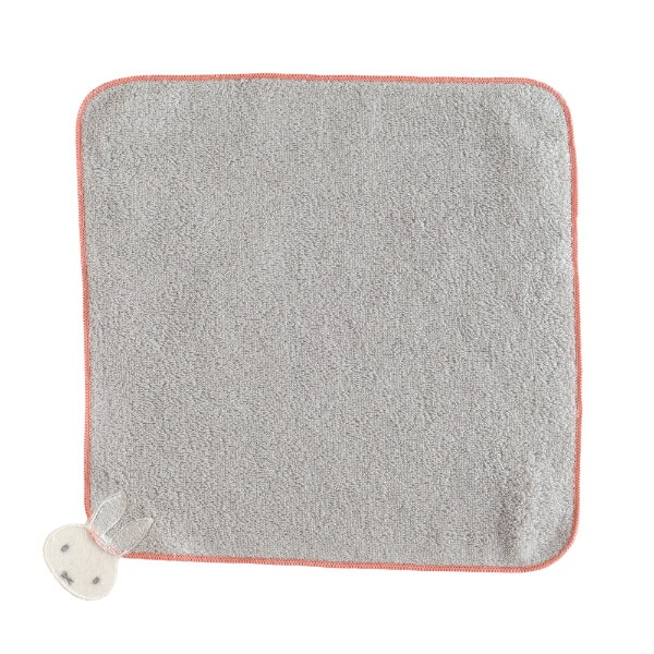 ミッフィー miffy タオルハンカチ グレー