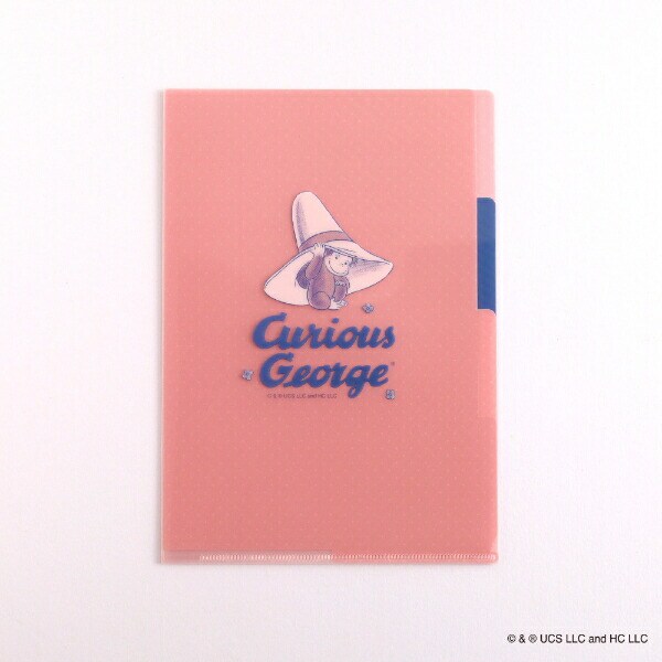 おさるのジョージ A5ポケットファイル（hat） 文具 日本製