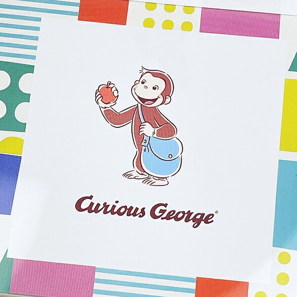 おさるのジョージ メモパッド・スクエア (カラフル) 文具 日本製