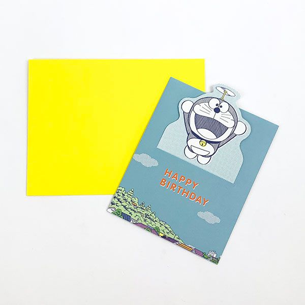 ドラえもん バースデーカード タケコプター グリーティングカード カード